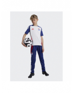 Maillot d'entrainement football ol 24/25 blanc enfant - Adidas