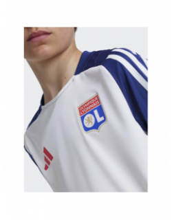 Maillot d'entrainement football ol 24/25 blanc enfant - Adidas