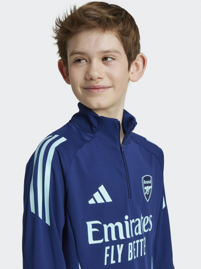 Sweat de football arsenal topy bleu enfant - Adidas