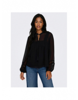 Blouse tessa eliza noir femme - Only