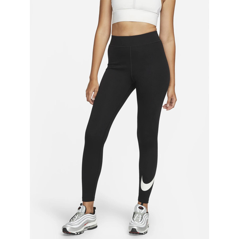 Legging de sport nsw swoosh taille haute noir femme - Nike