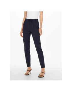 Pantalon pop trash life easy bleu marine femme - Only