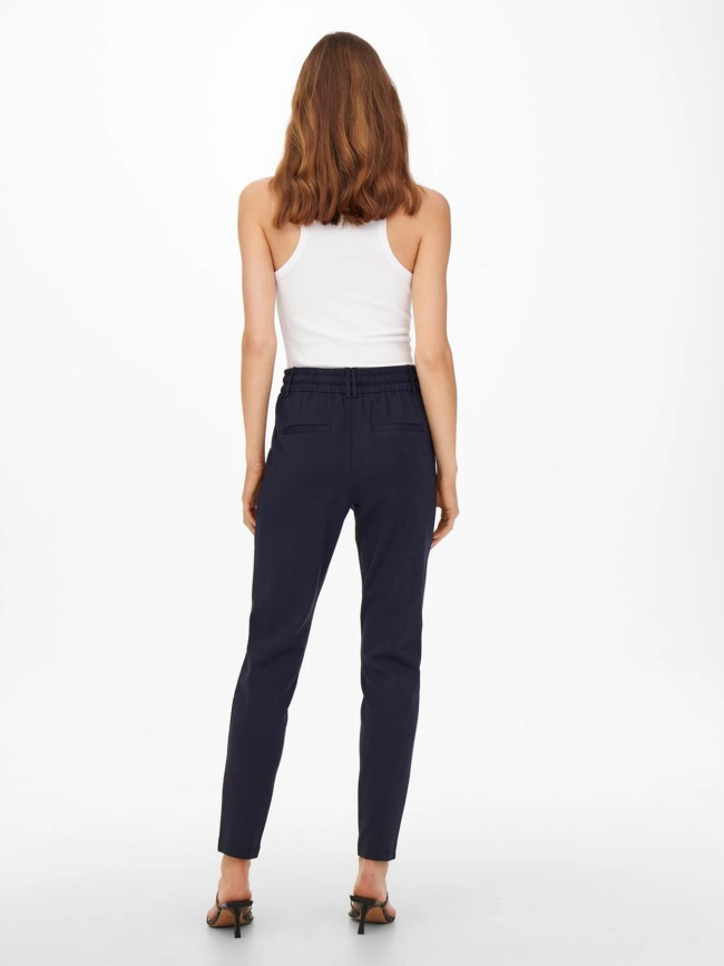 Pantalon pop trash life easy bleu marine femme - Only