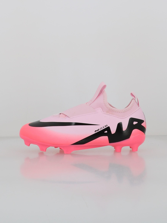 Chaussures de football zoom vapor 15 fg/mg rose enfant - Nike