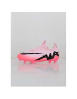 Chaussures de football zoom vapor 15 fg/mg rose enfant - Nike