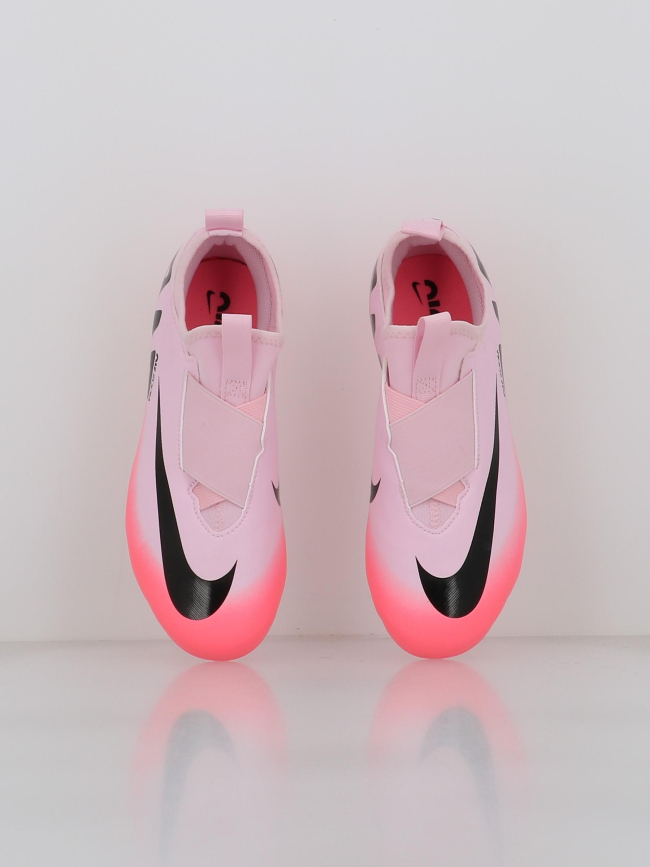 Chaussures de football zoom vapor 15 fg/mg rose enfant - Nike