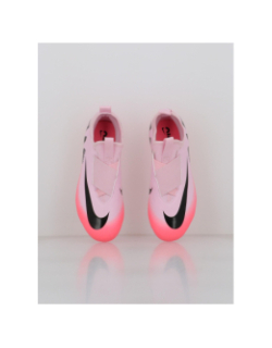 Chaussures de football zoom vapor 15 fg/mg rose enfant - Nike