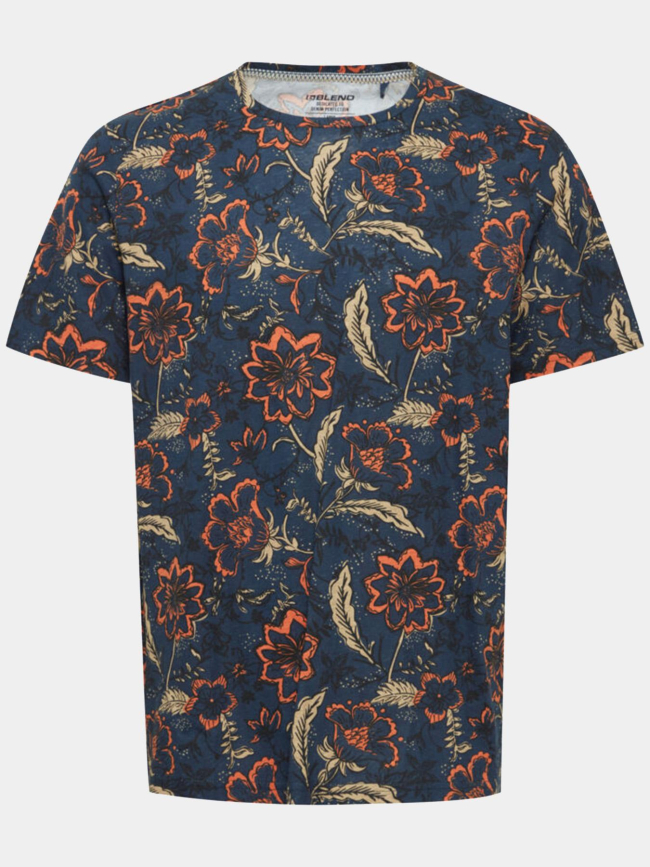 T-shirt floral bleu marine homme - Blend