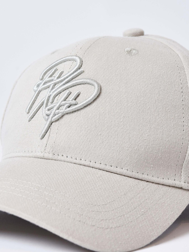 Casquette logo brodé beige homme - Project X Paris