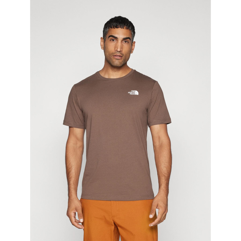 T-shirt redbox marron homme - The North Face