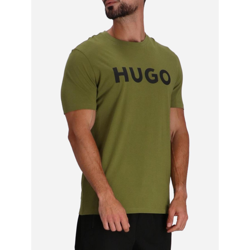 T-shirt dulivio vert homme - Hugo