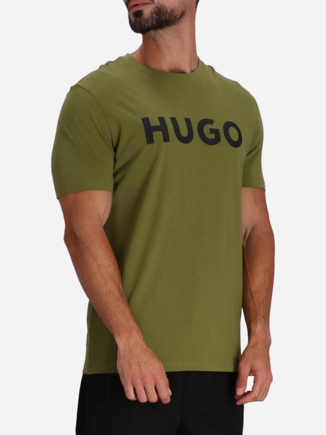 T-shirt dulivio vert homme - Hugo