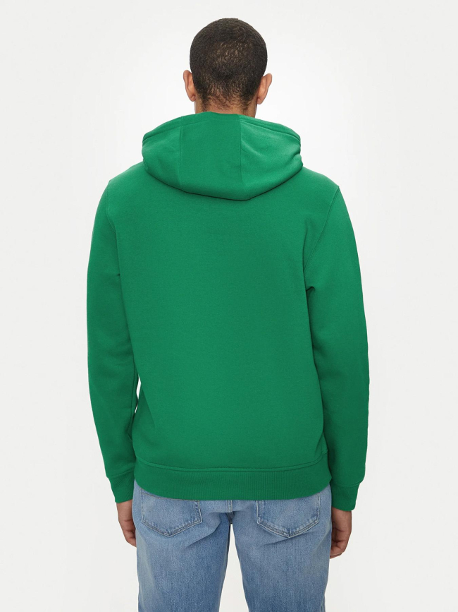 Sweat à capuche regular flag vert homme - Tommy Jeans