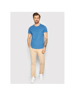 T-shirt xslim jaspe bleu homme - Tommy Jeans