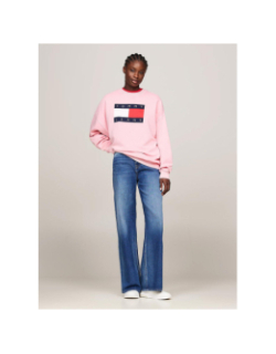 Jean large taille haute claire bleu femme - Tommy Jeans