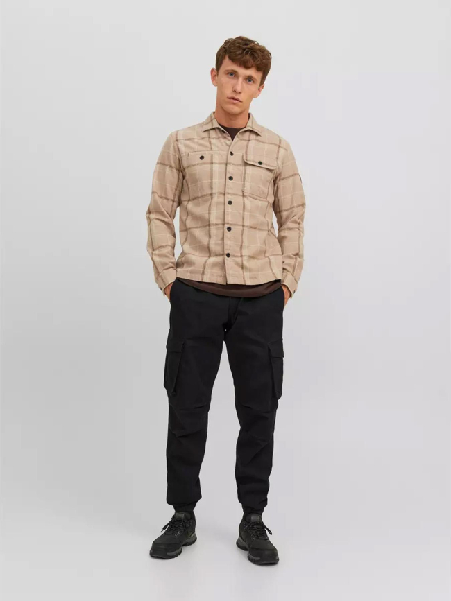 Pantalon cargo kane noah noir homme - Jack & Jones