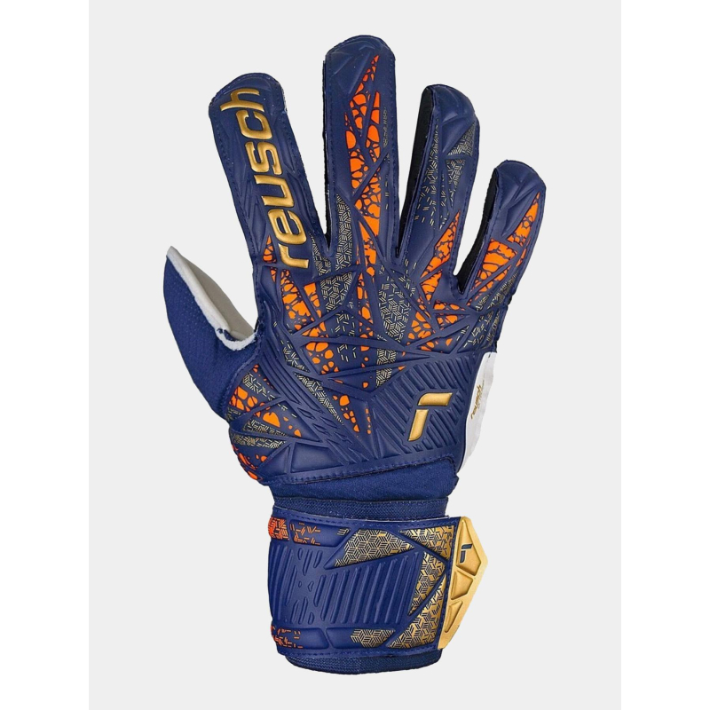 Gants de gardien de football attrakt solid bleu - Reush