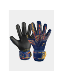 Gants de gardien football attrakt silver bleu marine - Reush