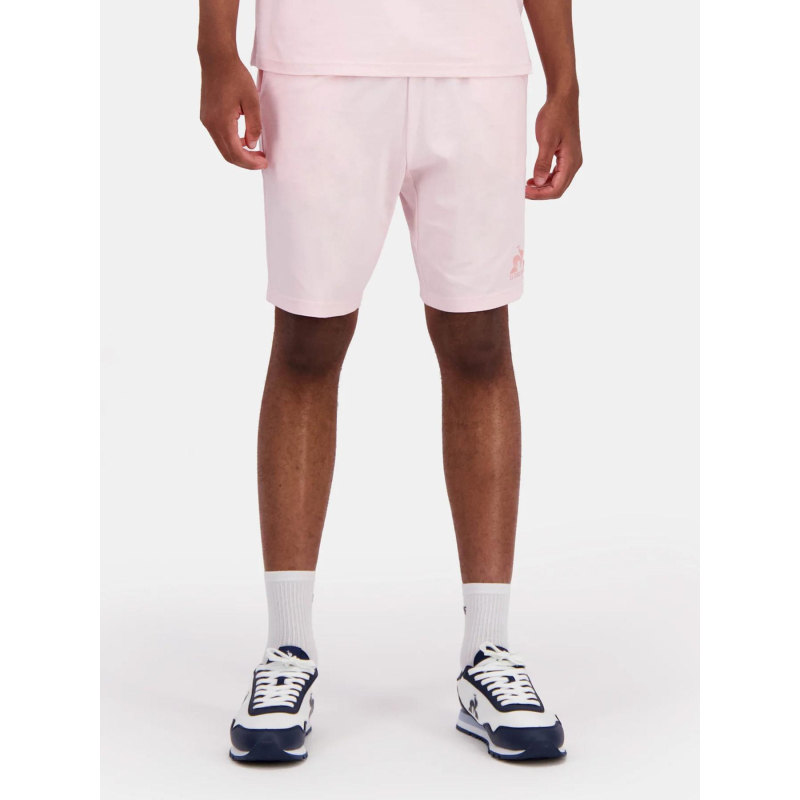 Short jogging n1 ballet slipper rose homme Le Coq Sportif wimod