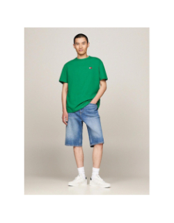 T-shirt regular uni badge vert homme - Tommy Jeans