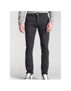 Pantalon chino jogg kurt noir homme - Le Temps Des Cerises