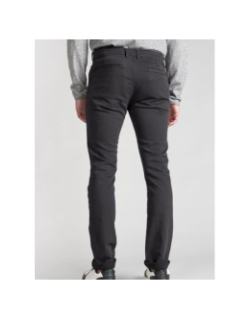 Pantalon chino jogg kurt noir homme - Le Temps Des Cerises