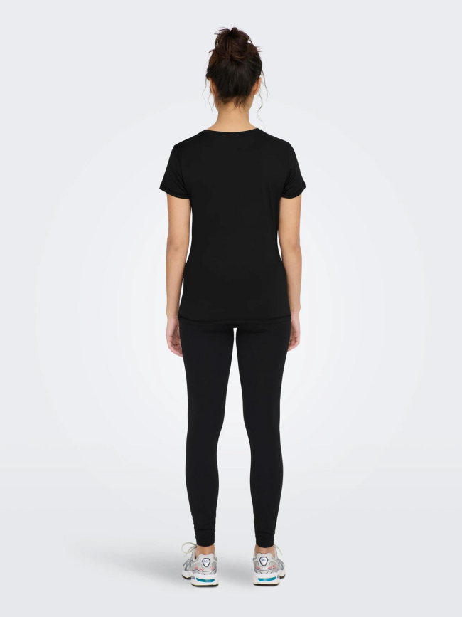 T-shirt de sport carmen noir femme - Only Play