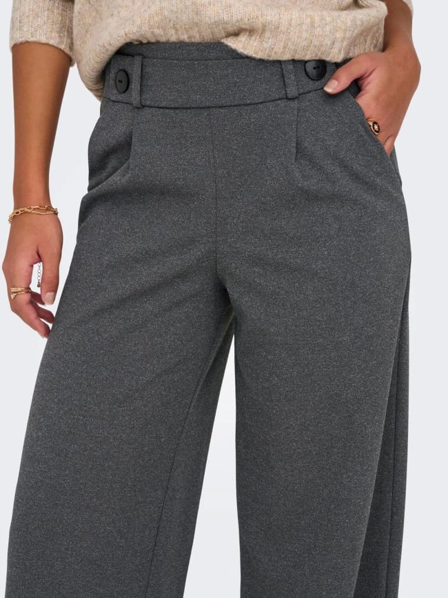 Pantalon large geggo gris femme - JDY