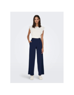 Pantalon large geggo bleu marine femme - JDY