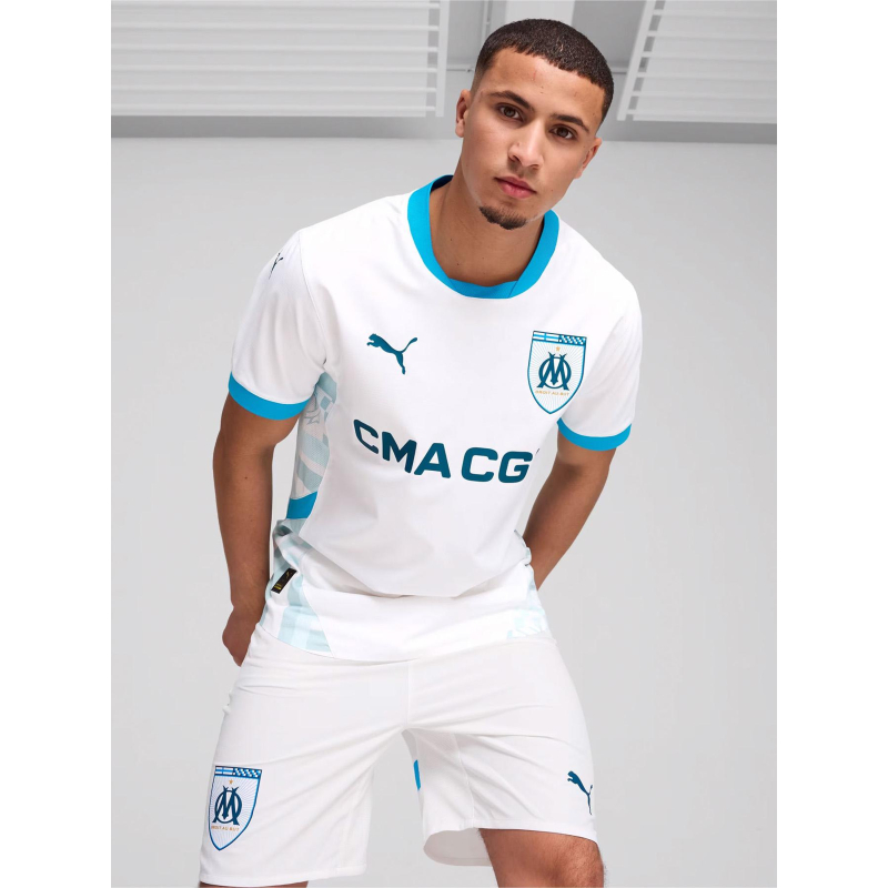 Maillot de football OM domicile 24/25 blanc homme - Puma