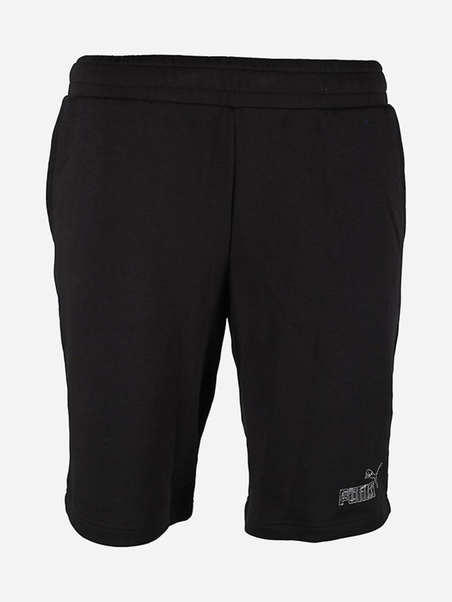 Short jogging essential logo camo noir homme - Puma