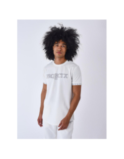 T-shirt logo brodé blanc homme - Project X Paris