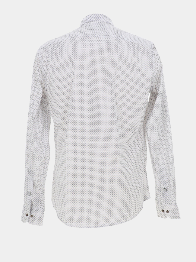 Chemise imprimée loup blanc homme - Benson & Cherry