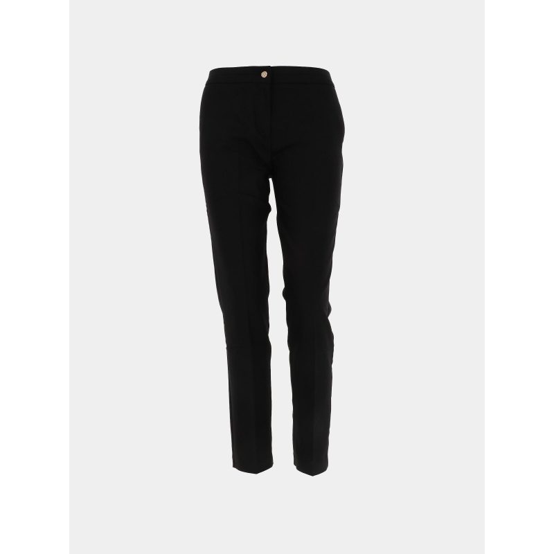 Pantalon cigarette plime noir femme - Morgan