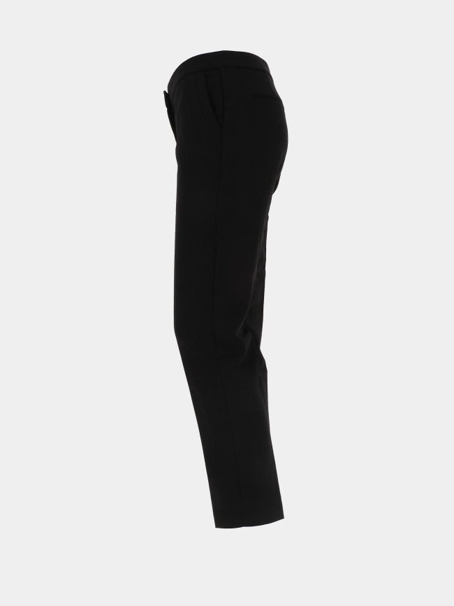 Pantalon cigarette plime noir femme - Morgan