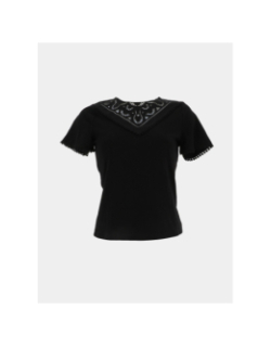 T-shirt doria noir femme - Morgan