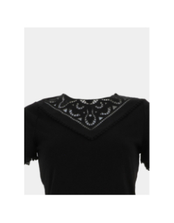 T-shirt doria noir femme - Morgan