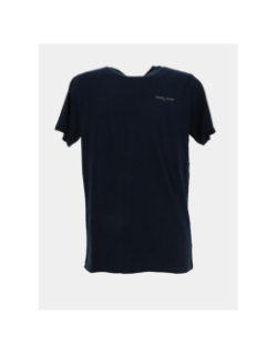 T-shirt slim linear logo bleu marine homme - Tommy Jeans