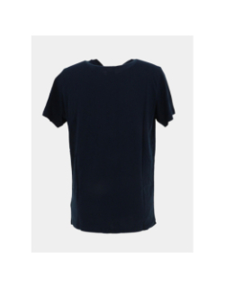 T-shirt slim linear logo bleu marine homme - Tommy Jeans