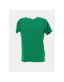 T-shirt slim linear logo vert homme - Tommy Jeans