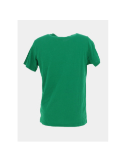 T-shirt slim linear logo vert homme - Tommy Jeans