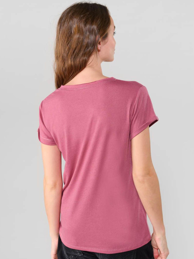 T-shirt smallvtrame rose femme - Le Temps Des Cerises