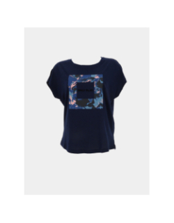 T-shirt aub-sky life bleu marine femme - Only Play