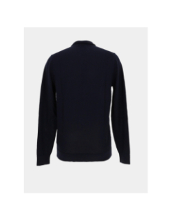 Pull en laine merino zip bleu marine homme - Calvin Klein