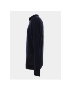 Pull en laine merino zip bleu marine homme - Calvin Klein