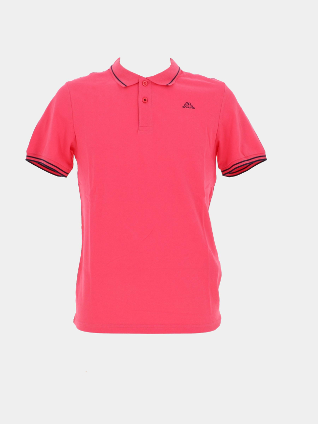 Polo slim ezio corporate rose homme - Kappa