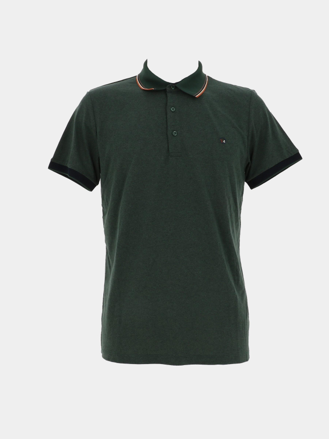 Polo gteam signature vert homme - Benson & Cherry