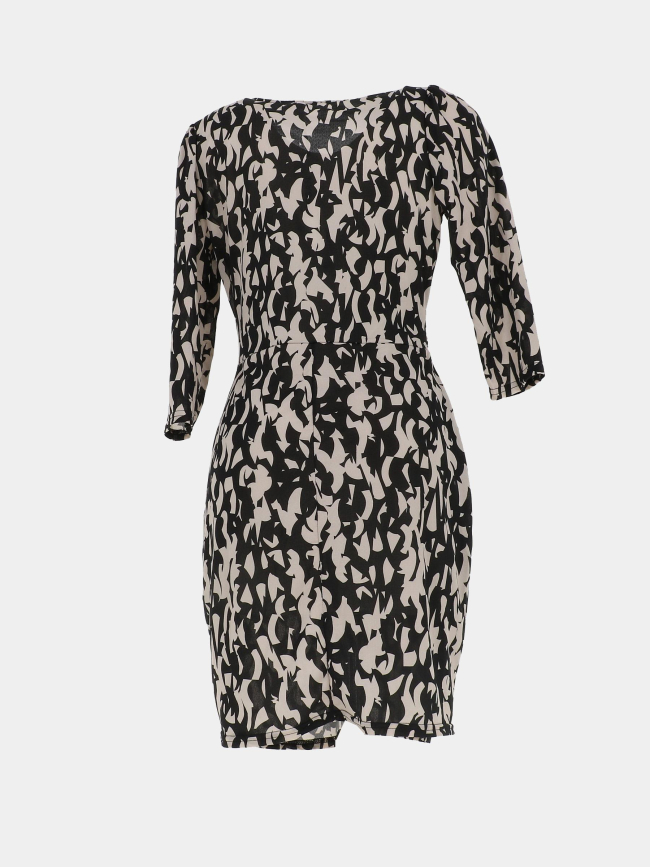 Robe rdidi multico noir beige femme - Morgan