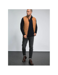 Doudoune sans manche stallone camel homme - Benson & Cherry