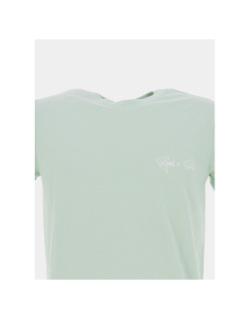 T-shirt brodé logo uni vert d'eau homme - Project X Paris